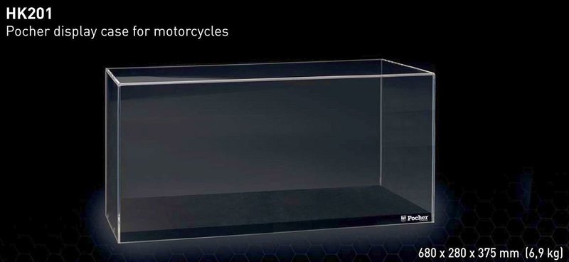 POCHER Vitrine 680x280x375 mm für Ducati Motorrad