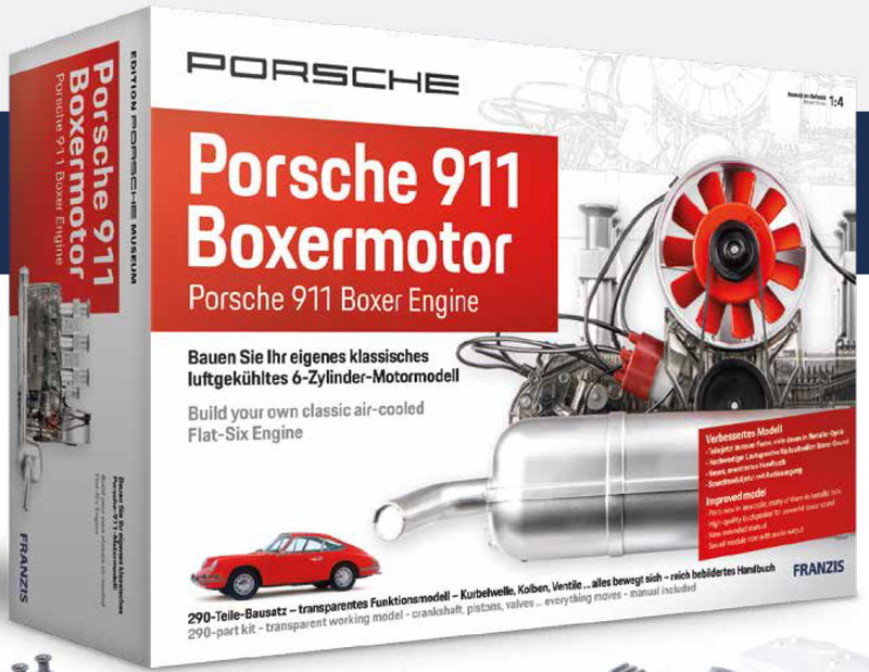 Porsche 6-Zylinder-Boxermotor Bausatz 1/4 - new version