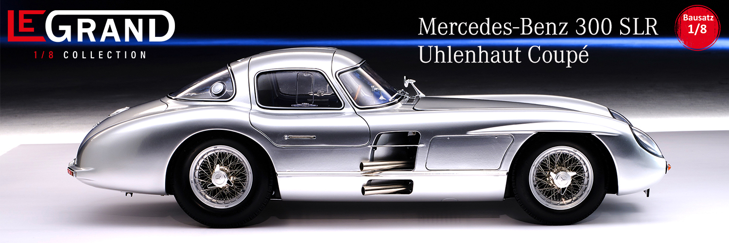 LEGRAND 1/8 Mercedes 300 SLR Uhlenhaut CoupÃ© - blue